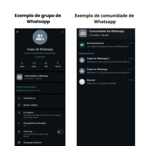 Diferença entre grupo de Whatsapp e comunidade no whatsapp